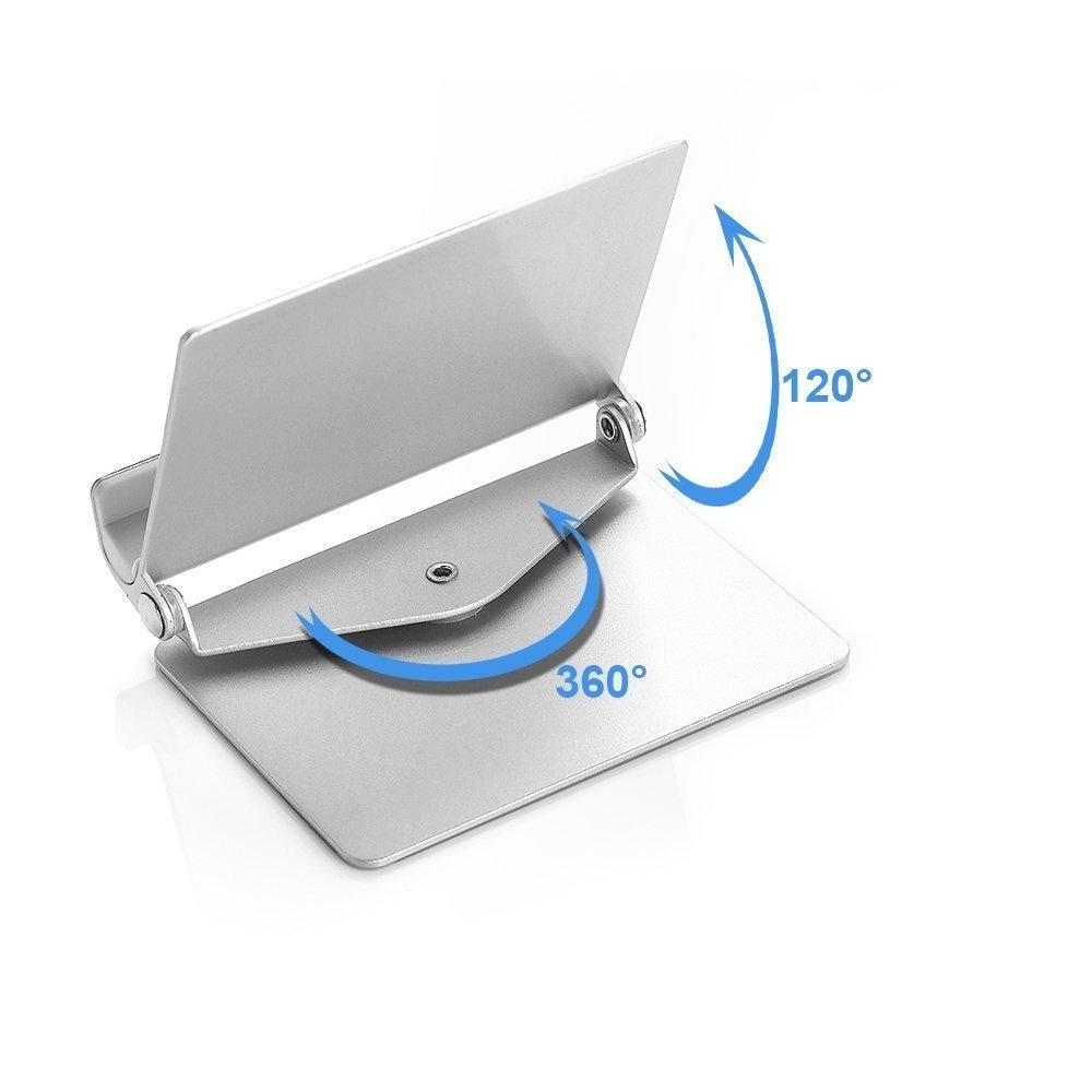 Yo-TP58 Wallet Shape Multi-Angle Aluminum Stand for Tablets